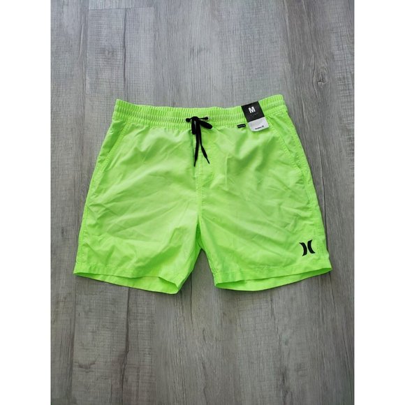 Hurley Other - Men's HURLEY PHANTOM Neon Green Board Surf Shorts Swim Trunks Sz M 5" inseam NWT